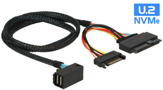 Connecting Cable to NVMe SSD Drives U.2 to M.2 Cable SF-8639